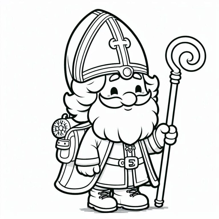 Sinterklaas Coloring Pages Unique Free Printables Pdf