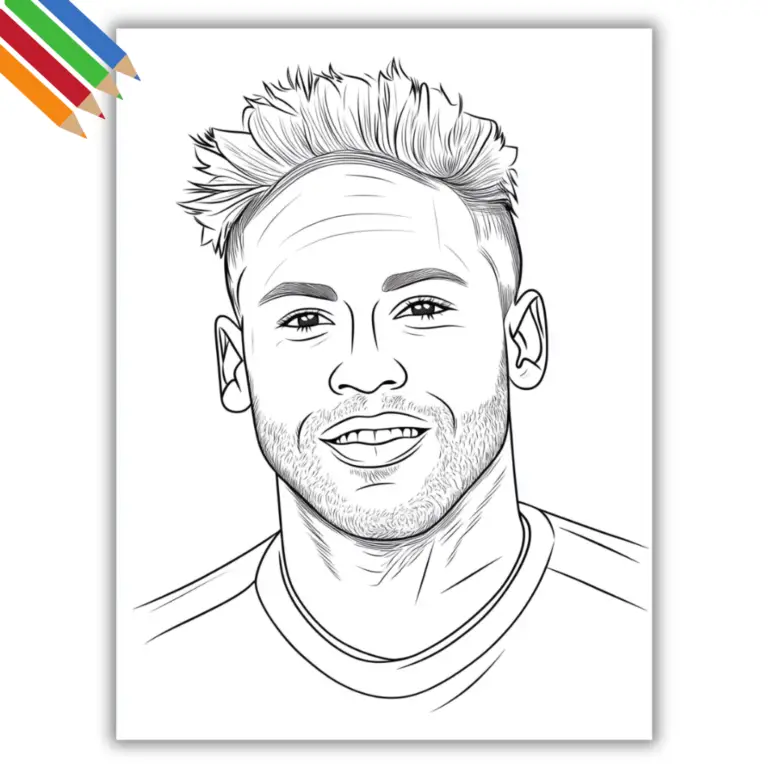 Dibujo De Neymar Para Colorear Dibujos Para Imprimir