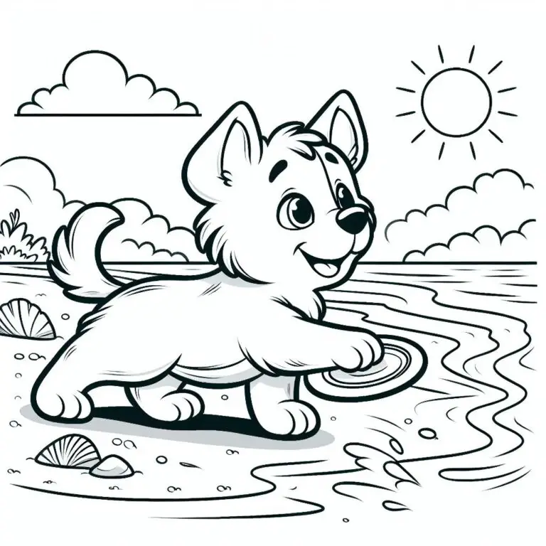 38 Desenhos Puppy para colorir e imprimir PDF gratis
