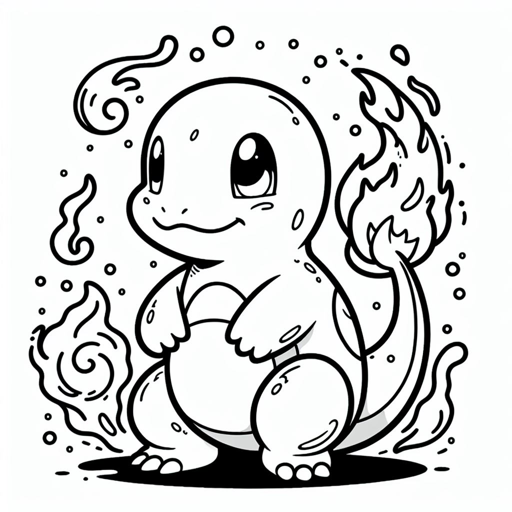 Charmander kleurplaten