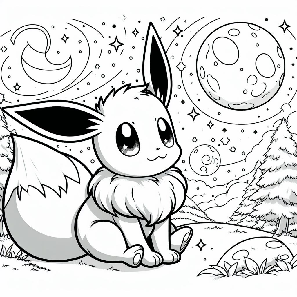 Eevee kleurplaten