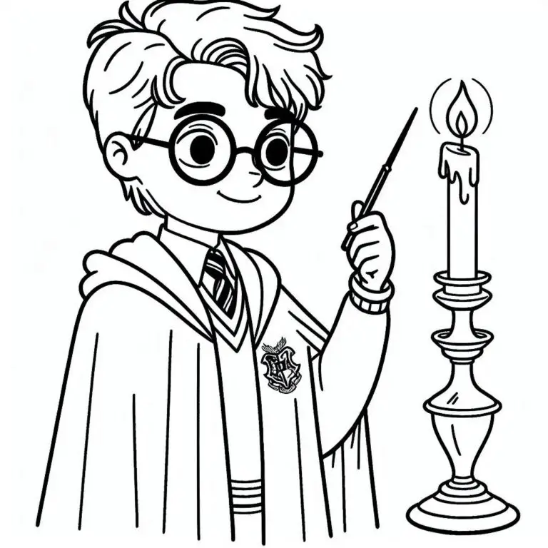 27 Desenhos Harry Potter para colorir e imprimir PDF
