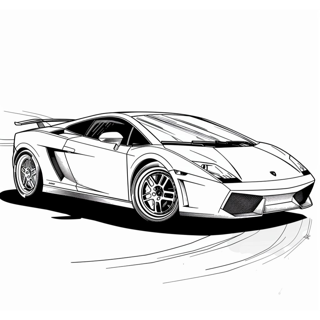 Lamborghini 400 GT tekening