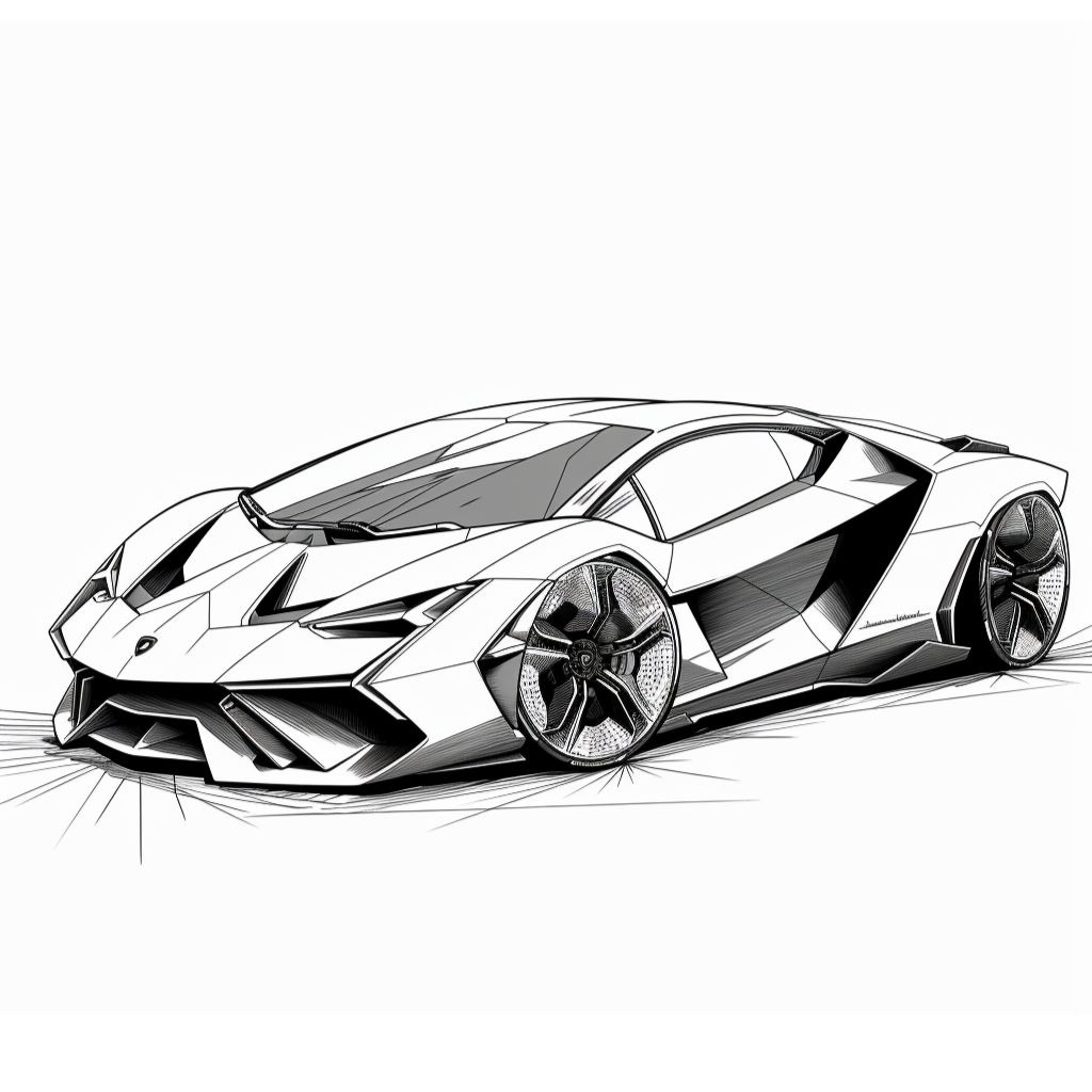 Lamborghini Egoista klerplaat 1