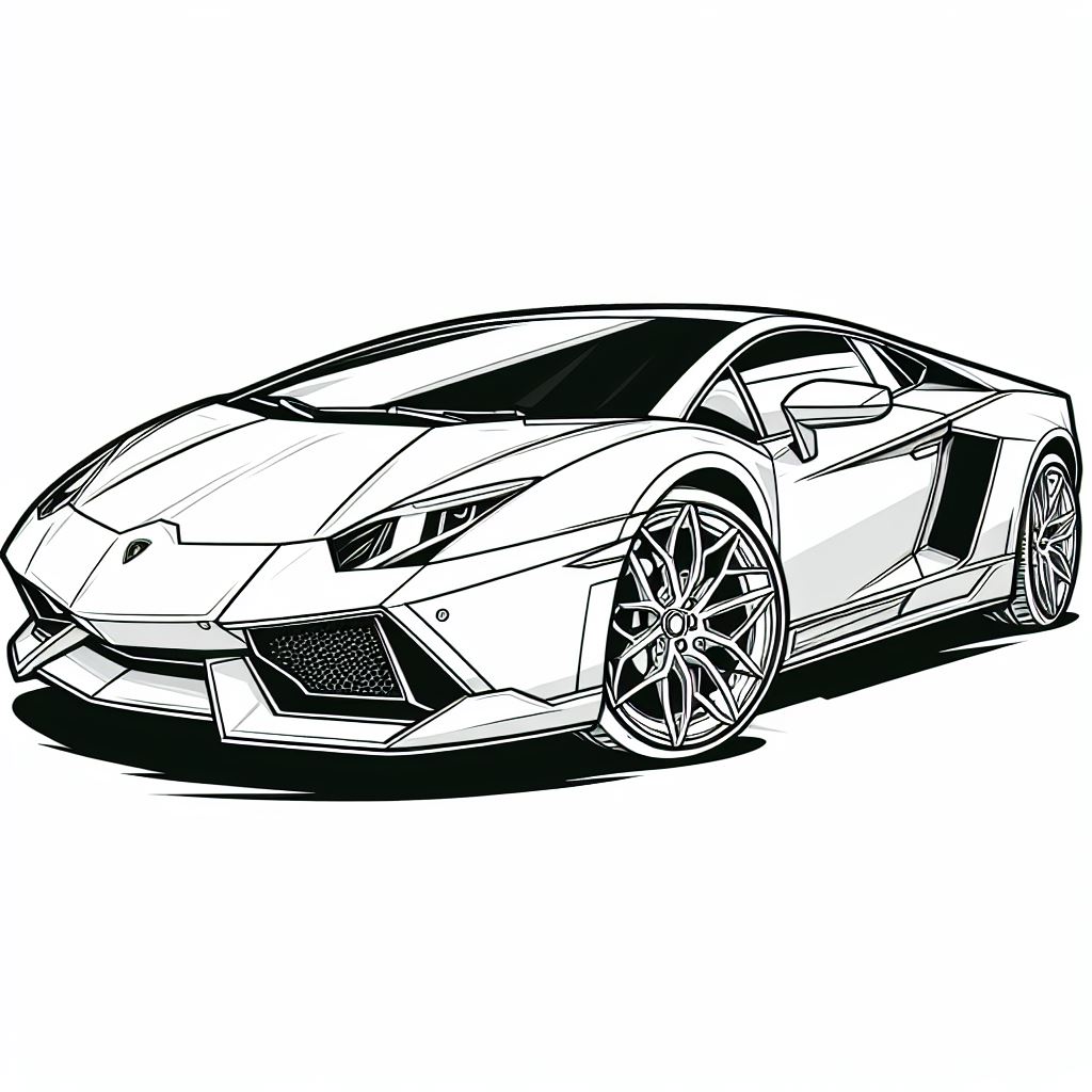 Lamborghini Gallardo tekening