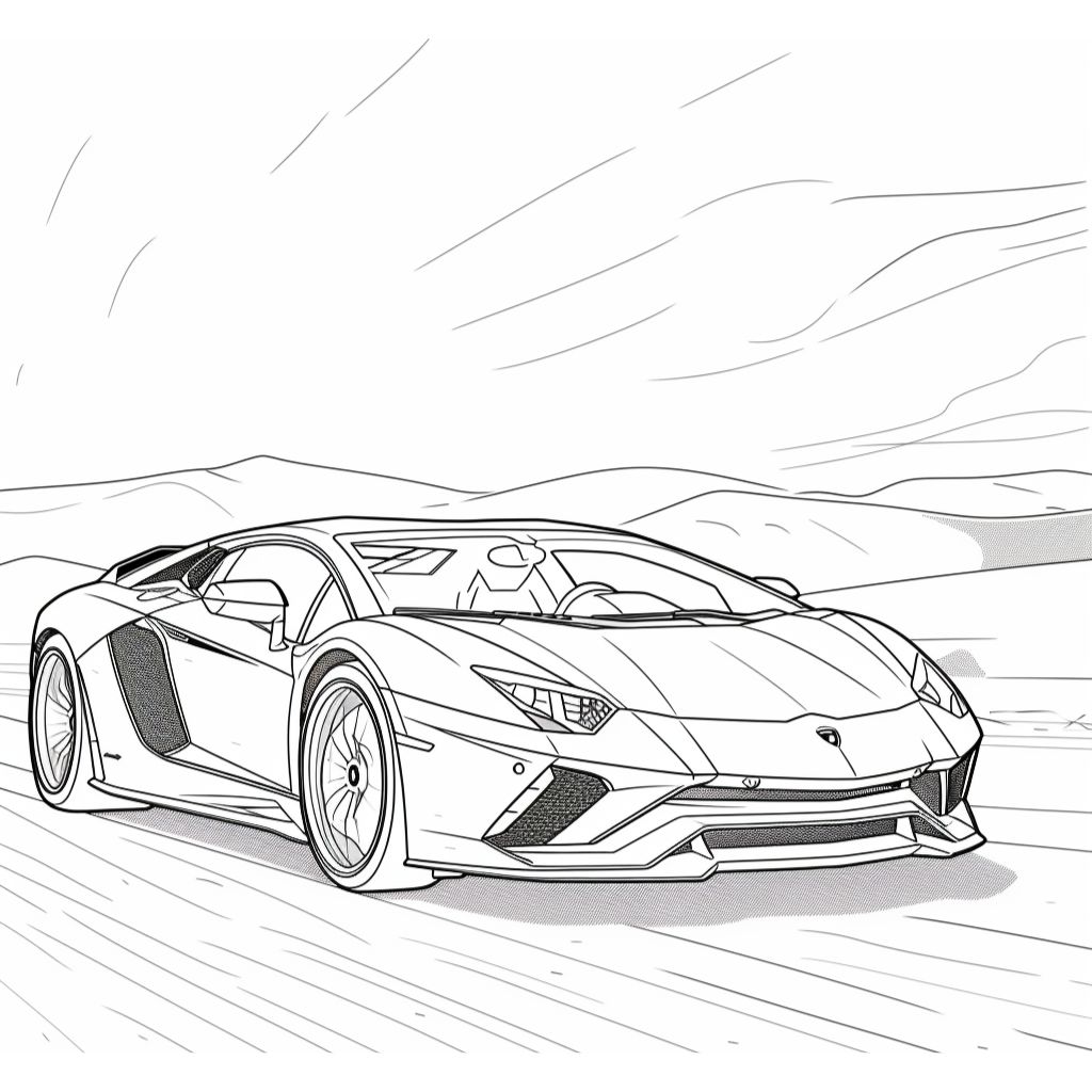 Lamborghini Islero tekening