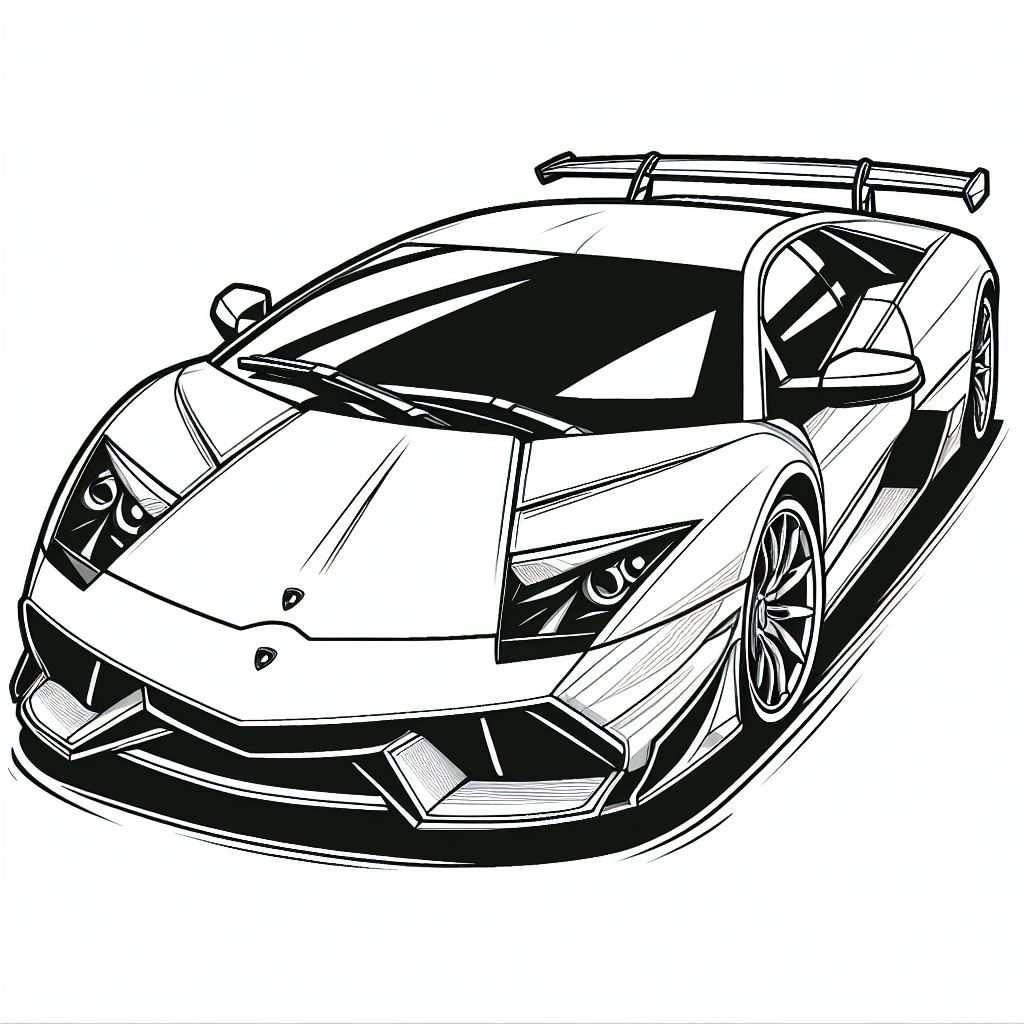 Lamborghini Murciélago tekening