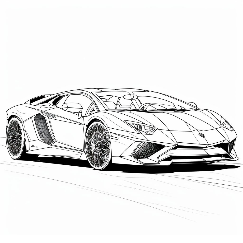 Lamborghini Reventón tekening