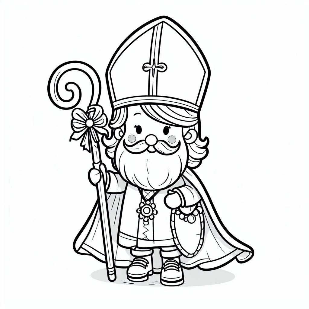 Tekening Sinterklaas