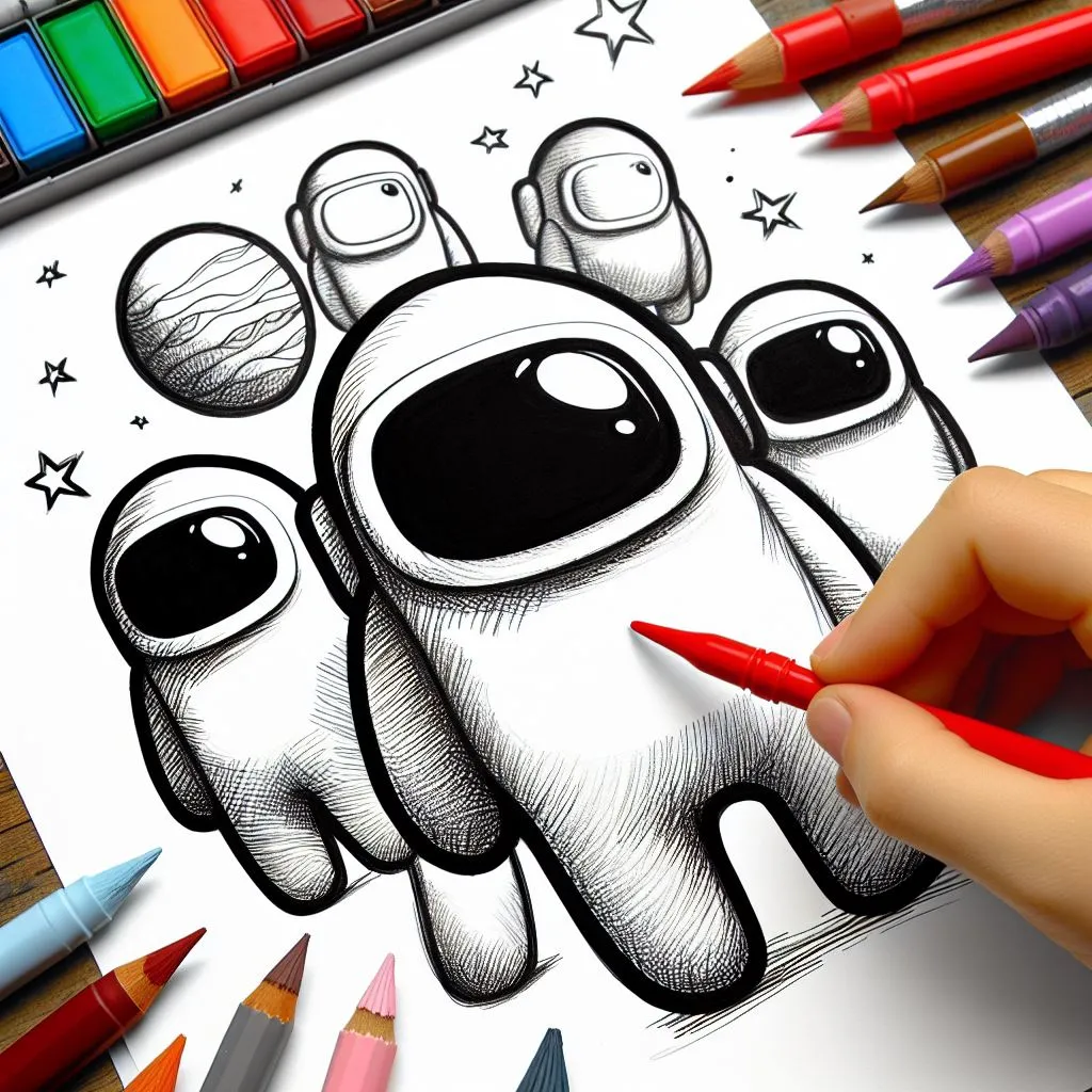 21+ Coloriage Among Us unique | Dessins à imprimer