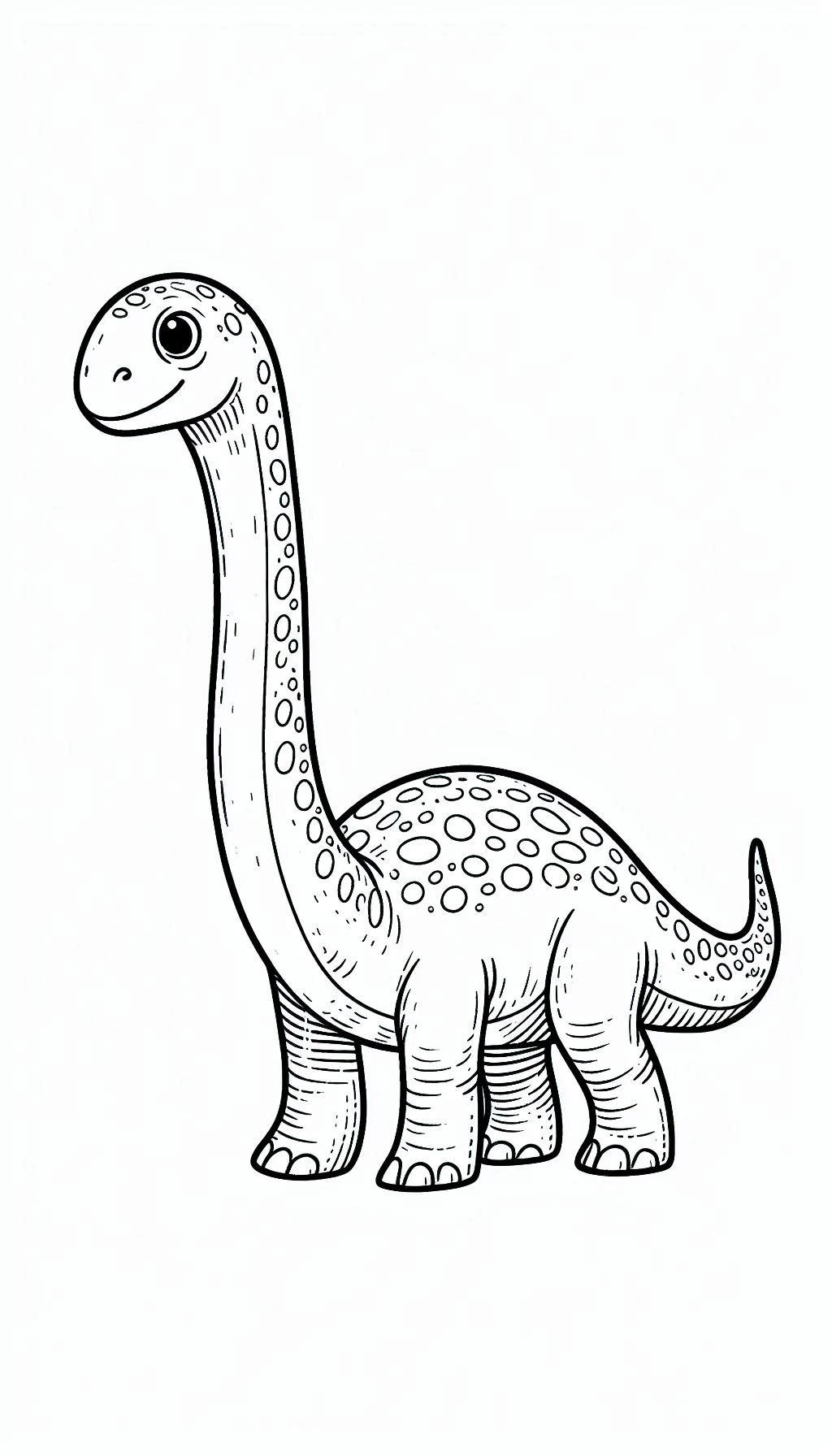 Brachiosaurus kleurplaten