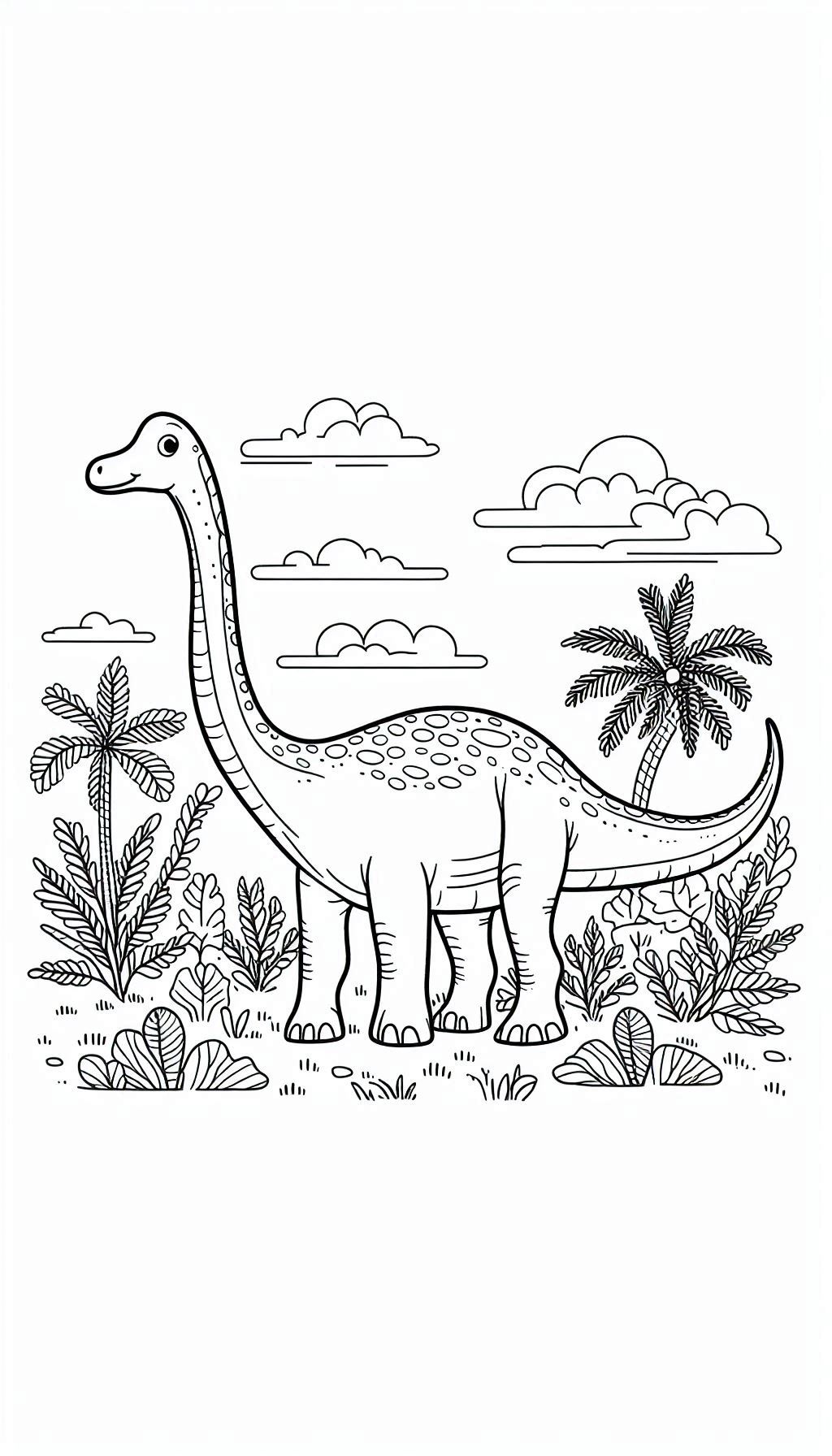 Brachiosaurus tekening