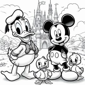 42 Donald Duck Coloring Pages Unique | Download And Print