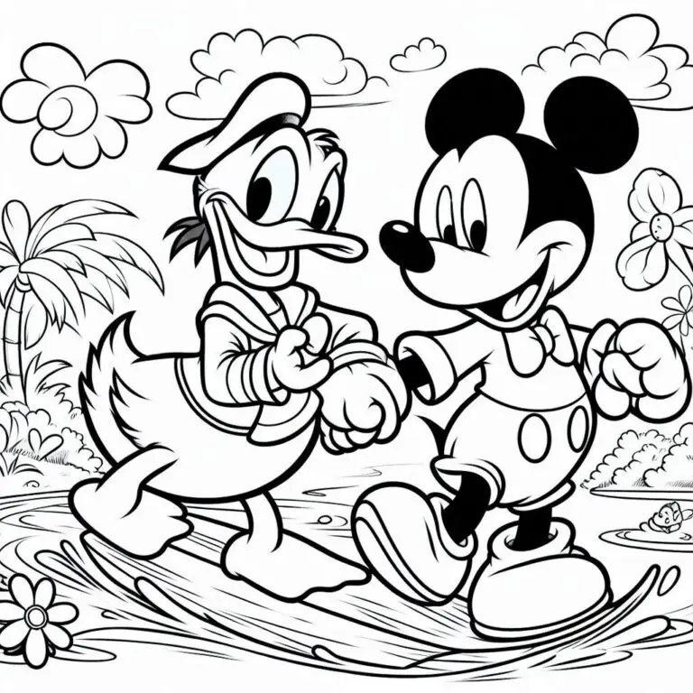 42 Donald Duck Coloring Pages Unique | Download And Print