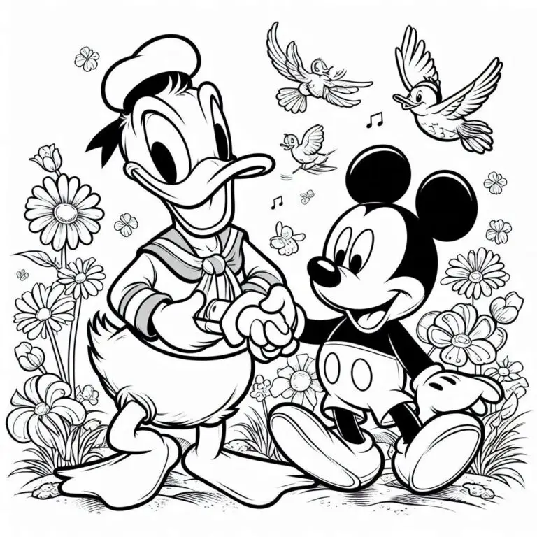 42 Donald Duck Coloring Pages Unique | Download And Print