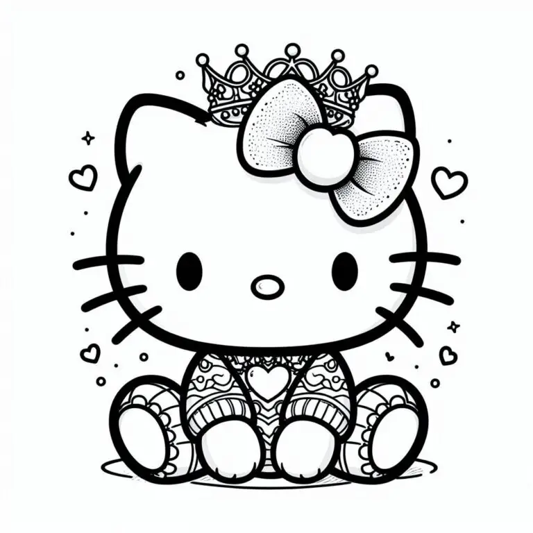 36 Hello kitty värityskuva tulostettavia ilmaiseksi PDF