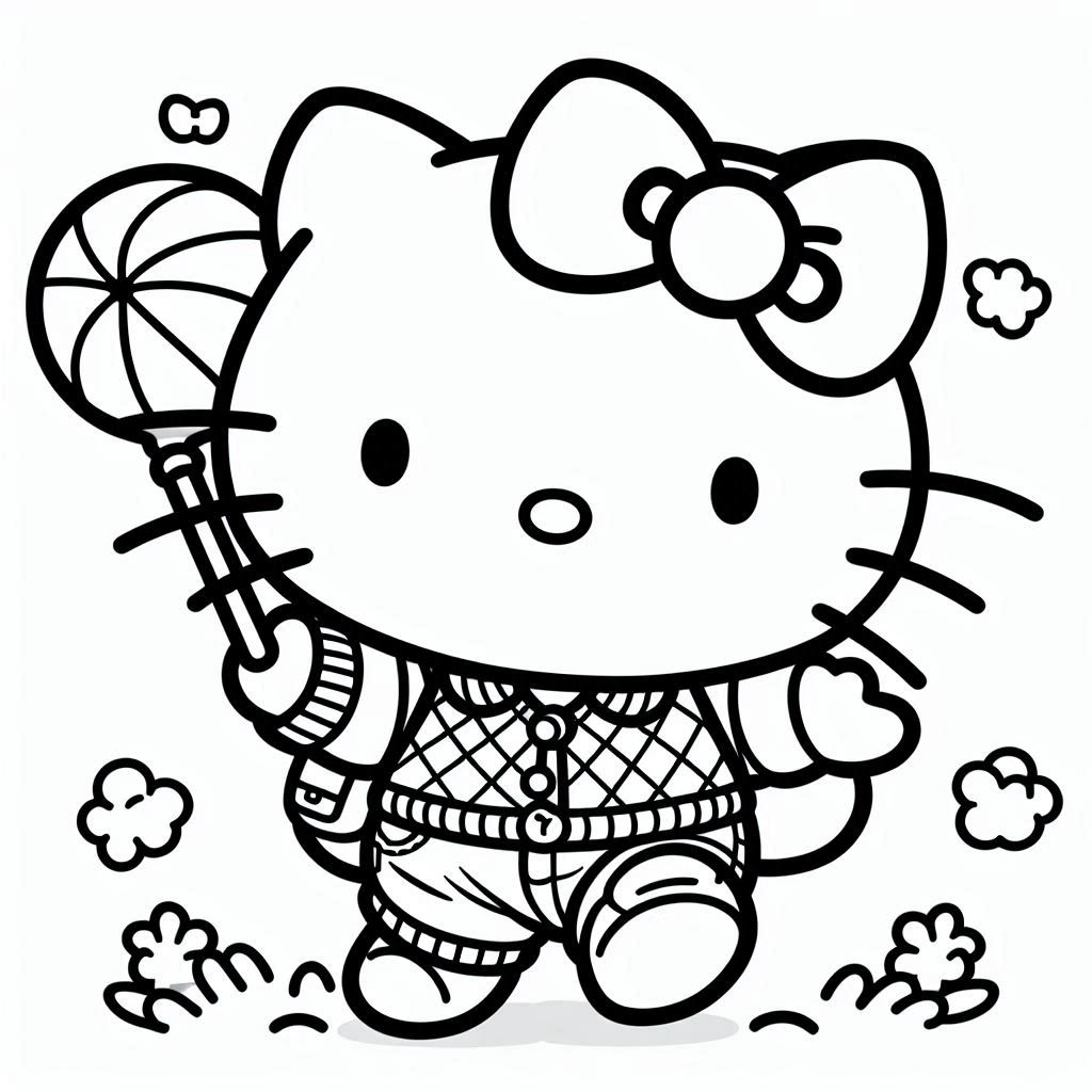 Hello kitty tekening downloaden