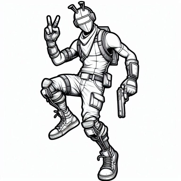 48 Fortnite Coloring Pages Unique | Free Printables Drawing