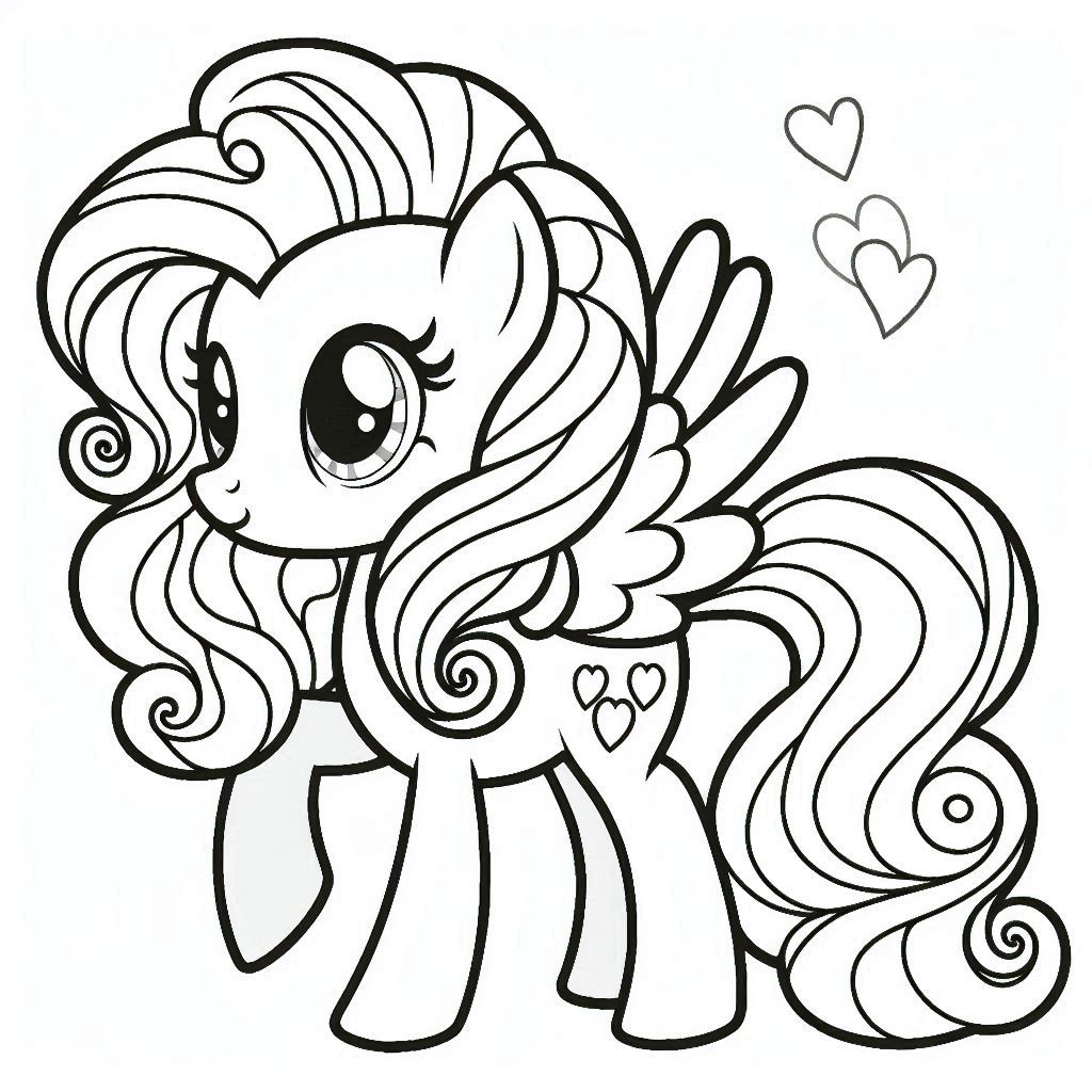 Pony Pinkie Pie tekening