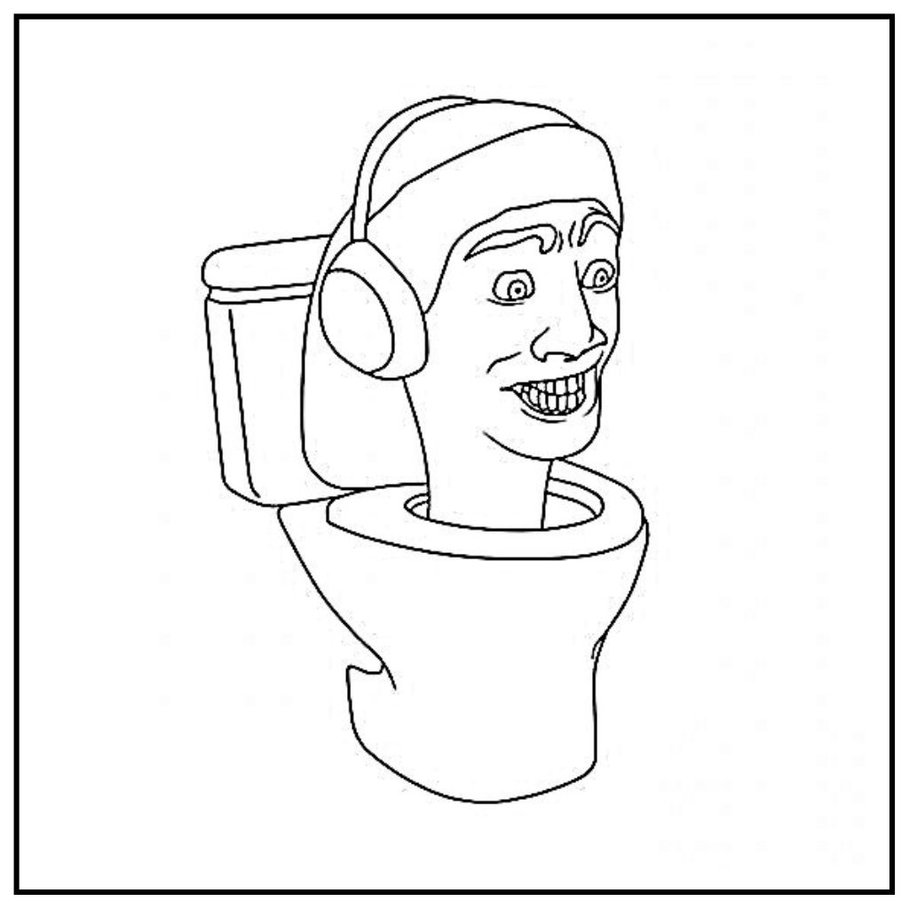 Skibidi toilet Tekening anime