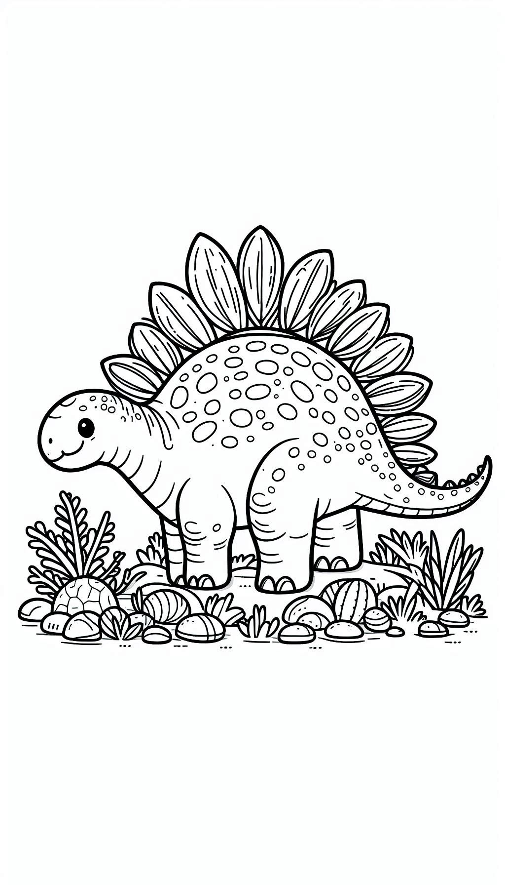 Stegosaurus kleurplaten gratis