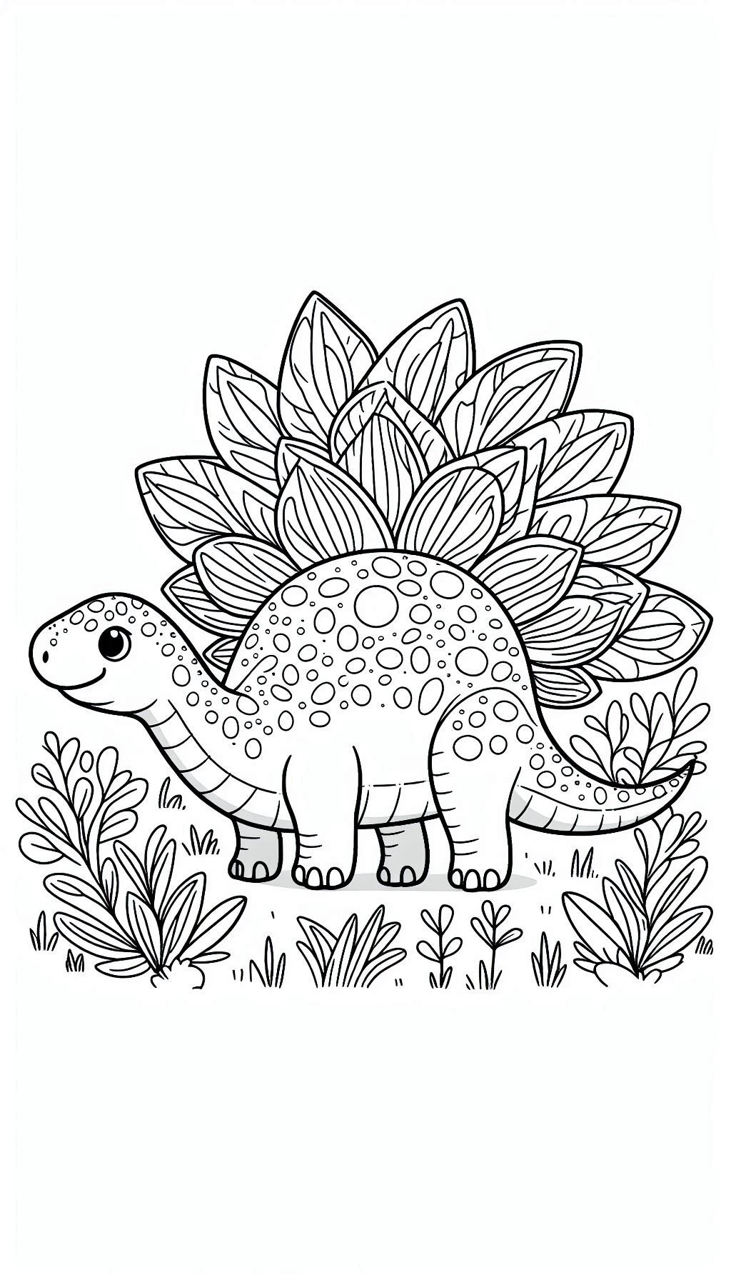 Stegosaurus kleurplaten