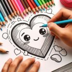 Hart kleurplaat 6 Hart kleurplaat thumbnail