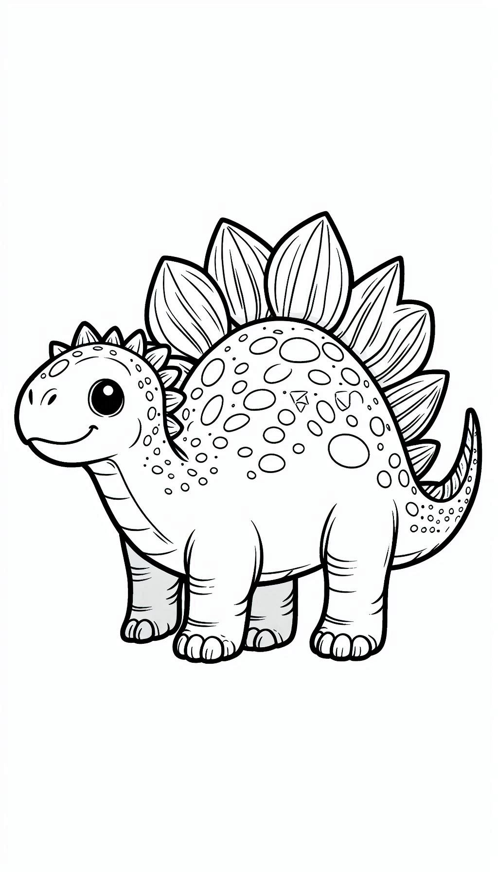 kleurplaat Stegosaurus online