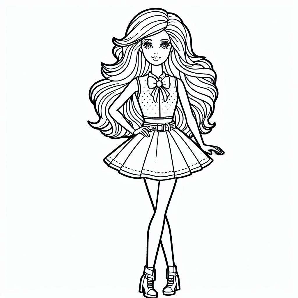 Barbie tekening