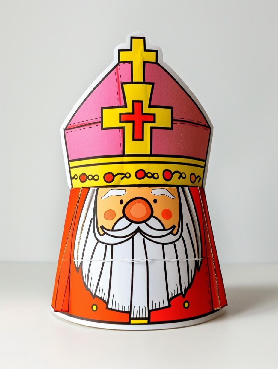 Bisschopsmijter Sinterklaas Knutselen4