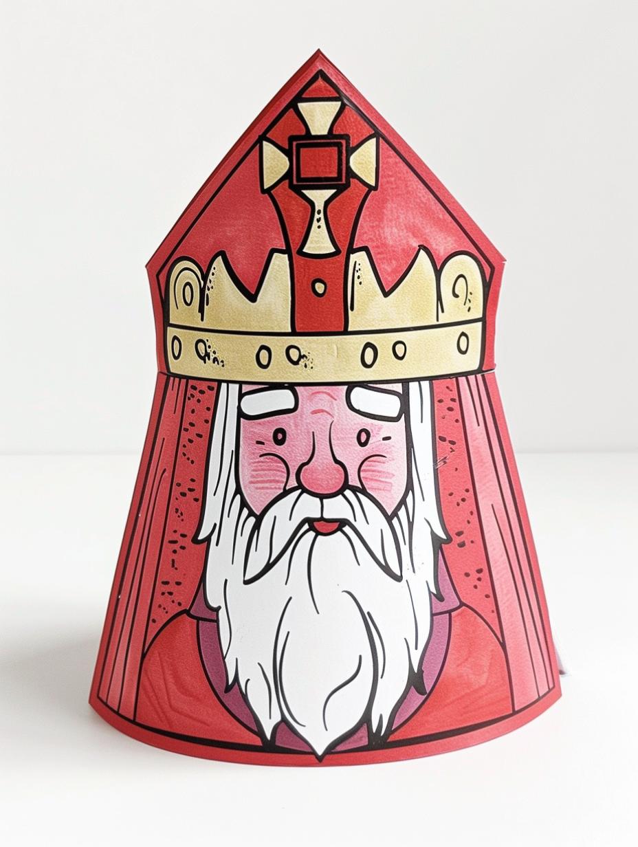 Bisschopsmijter Sinterklaas Knutselen5