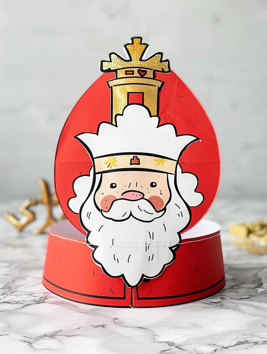 Bisschopsmijter Sinterklaas Knutselen6