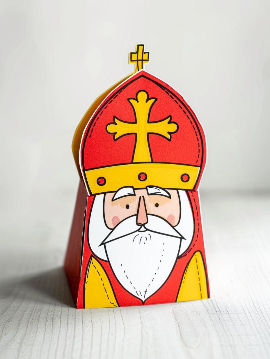 Bisschopsmijter Sinterklaas Knutselen8