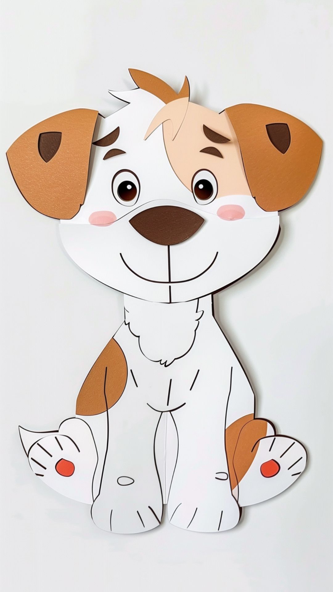 Puppy Knutselen met Papier11