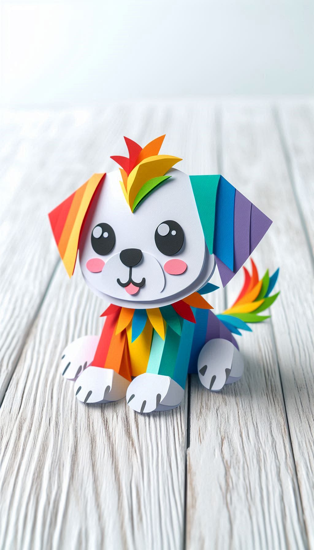 Puppy Knutselen met Papier30