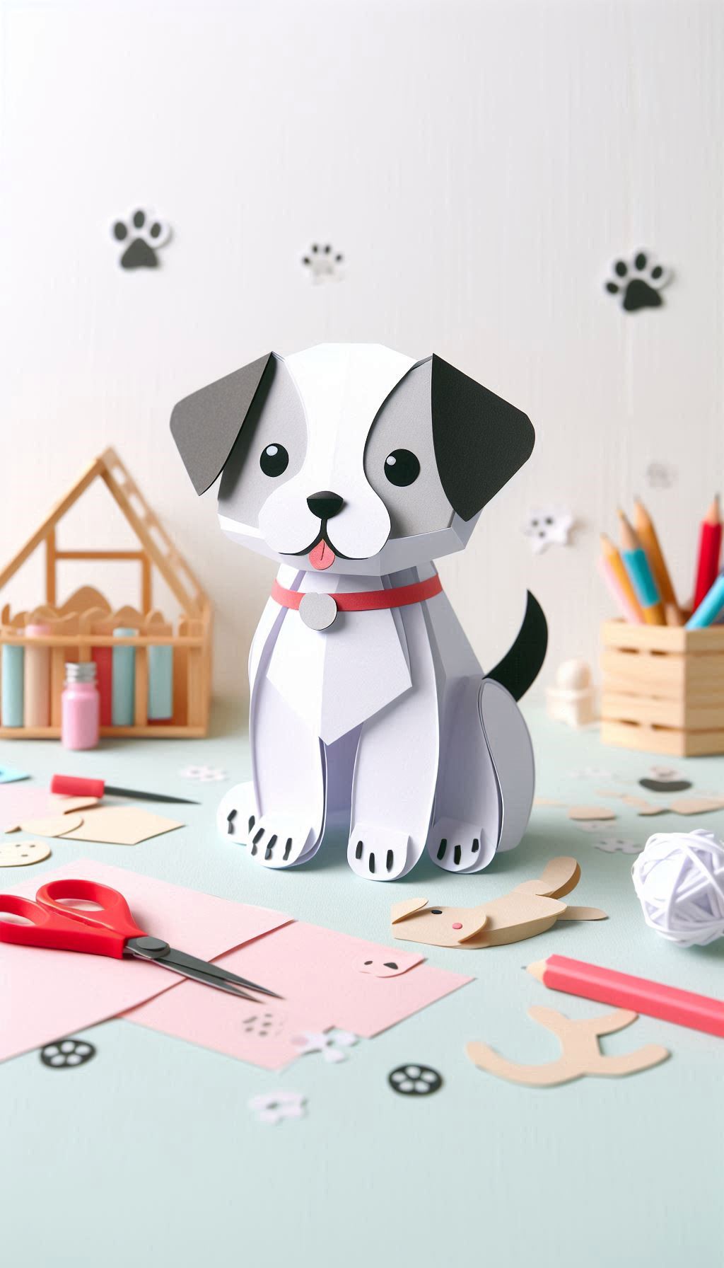 Puppy Knutselen met Papier32