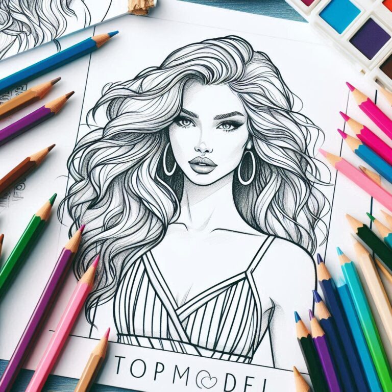 30 Top Model Coloring Page Unique | free Download And Print