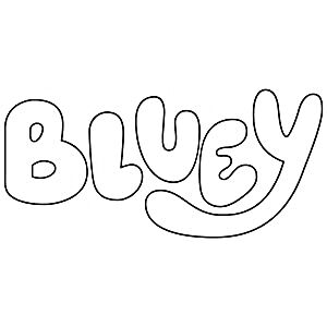 Bluey kleurplaat voor kinderen72