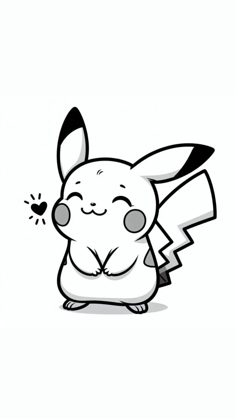 Poster Pokémon Pikachu - Impression Décorative 20x30 Cm, Style Moderne - Parfait Pour Chambre, Salon Ou Bureau - Idée Cadeau Fan Pokémon