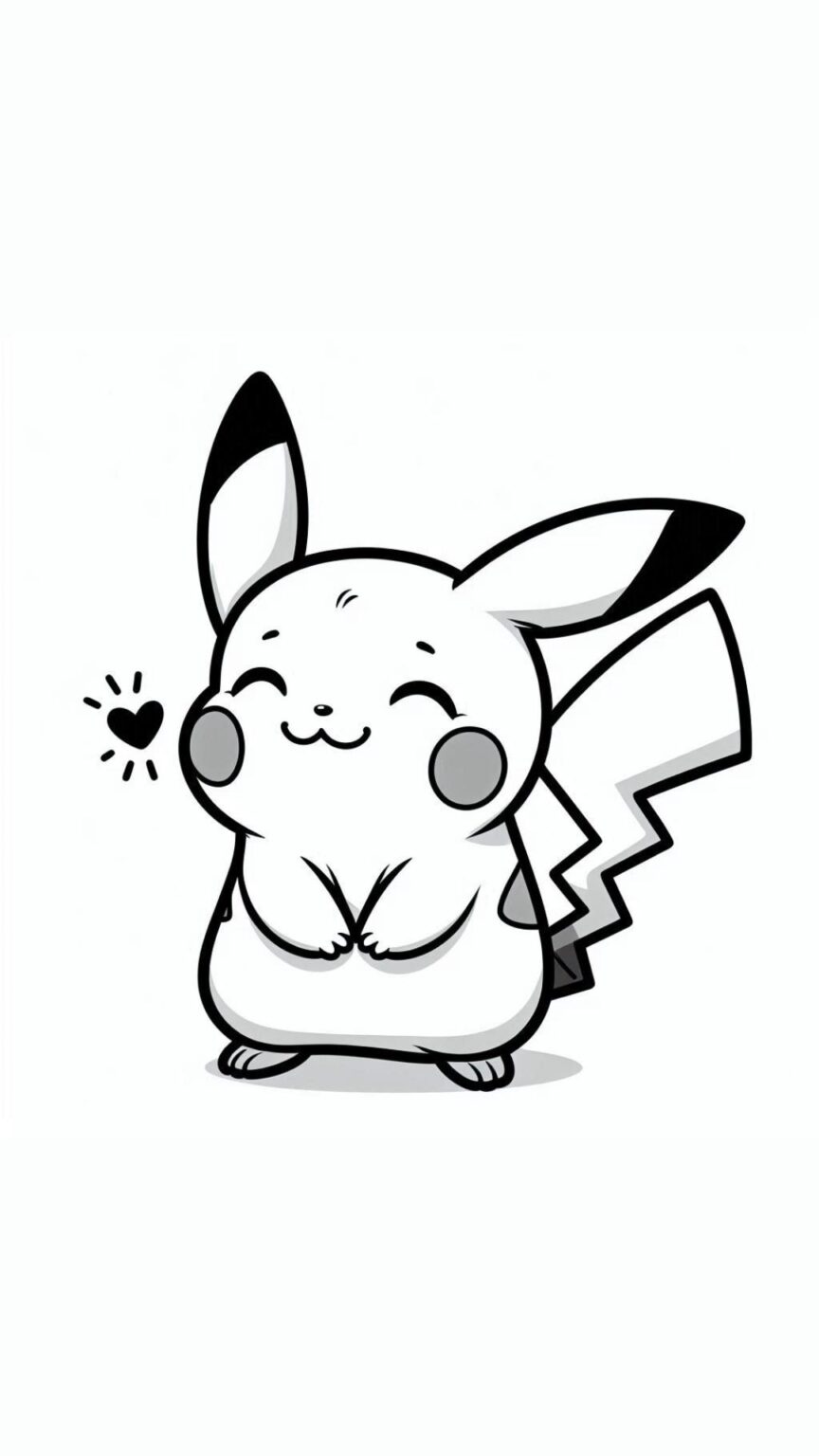 Kolorowanki Pikachu Do Druku Darmowe Pdf