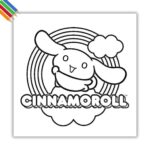 Cinnamoroll kleurplaat thumbnail