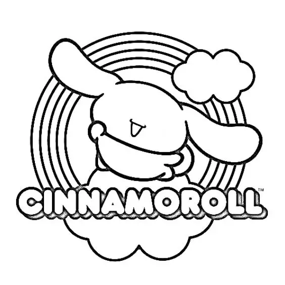 Cinnamoroll kleurplaat voor kinderen42