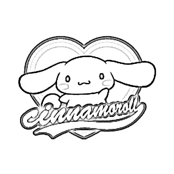 Cinnamoroll kleurplaat voor kinderen70