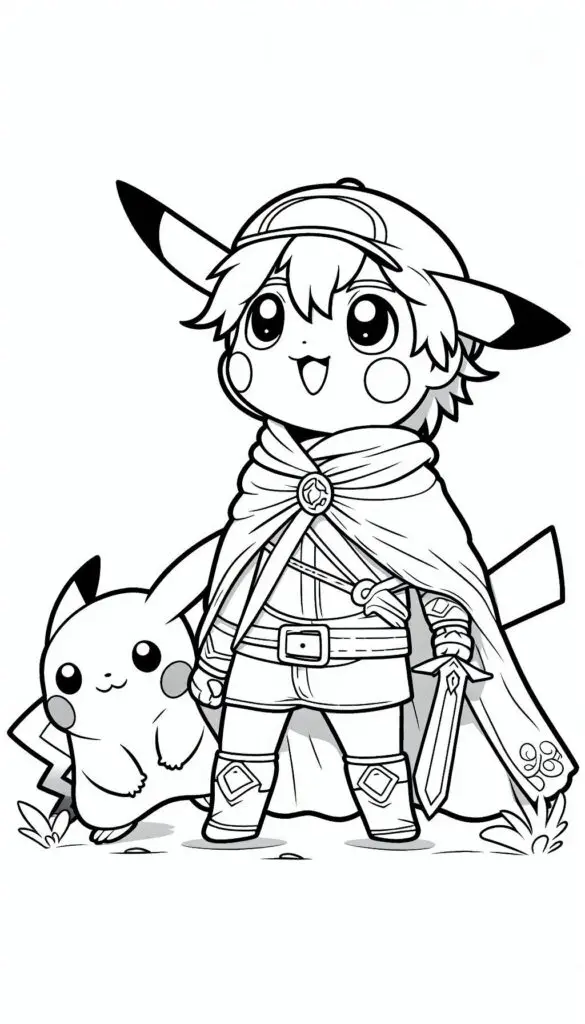  53 Pikachu Kleurplaat Unieke Download En Print PDF