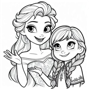 70+ Elsa Og Anna Malebog Unik | Download Og print