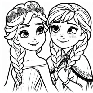 70+ Elsa Og Anna Malebog Unik | Download Og print