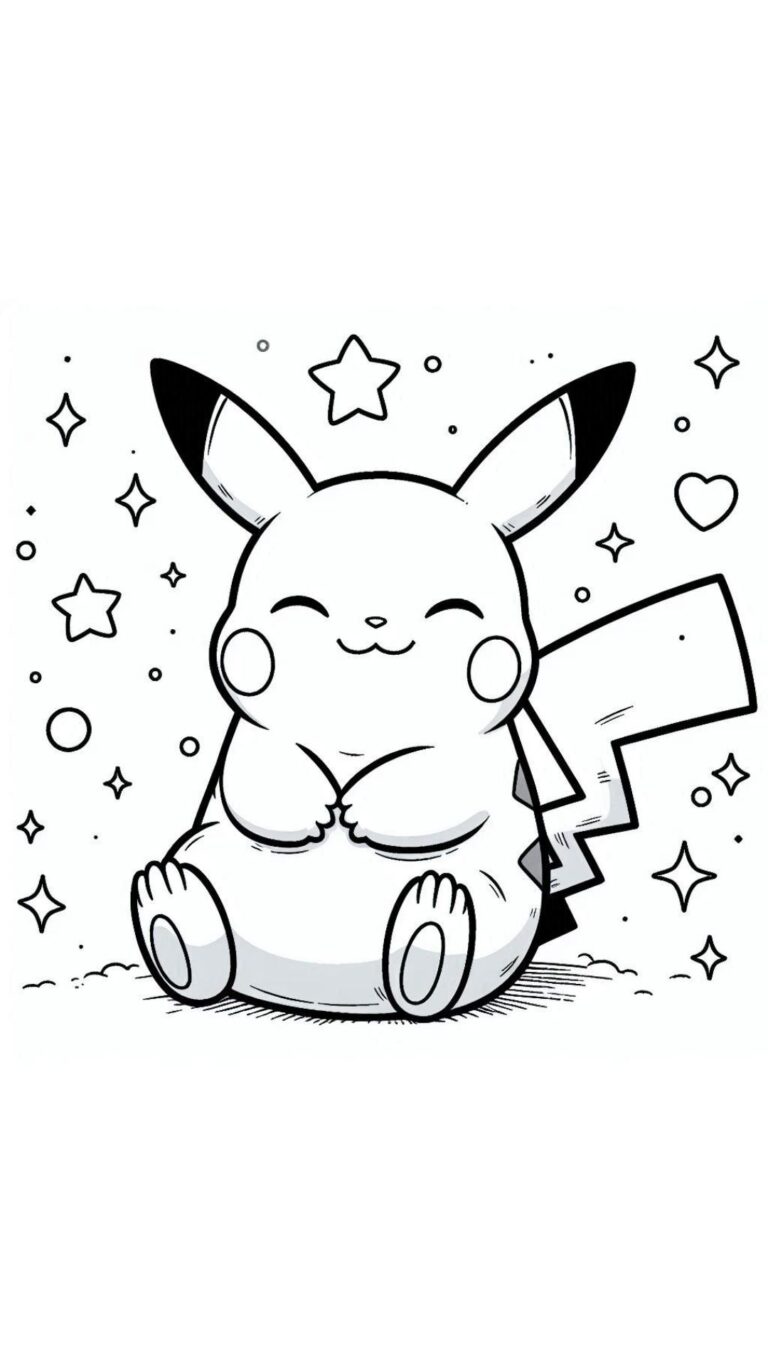 Kolorowanki Pikachu Do Druku Darmowe Pdf