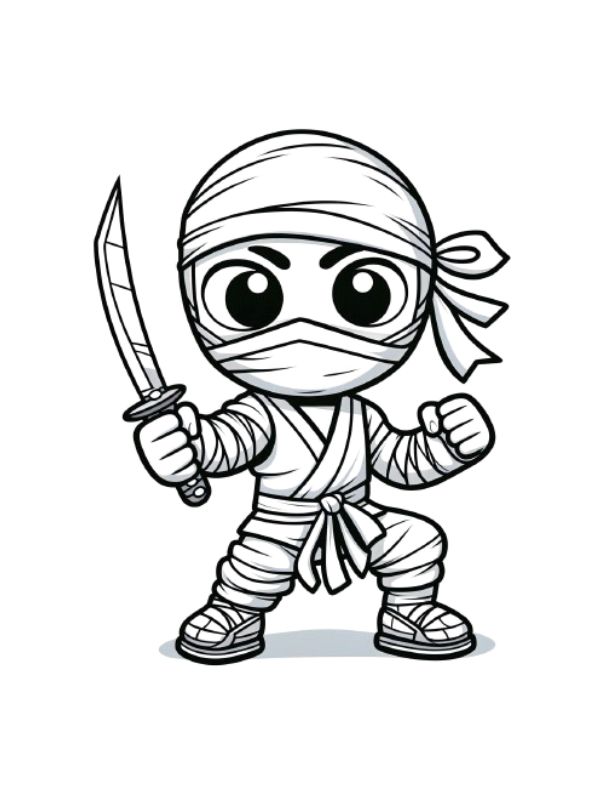 Kleurplaten Ninja