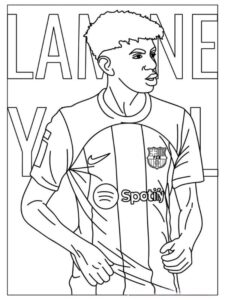20+ Nieuwste Lamine Yamal Kleurplaat | Download En Print