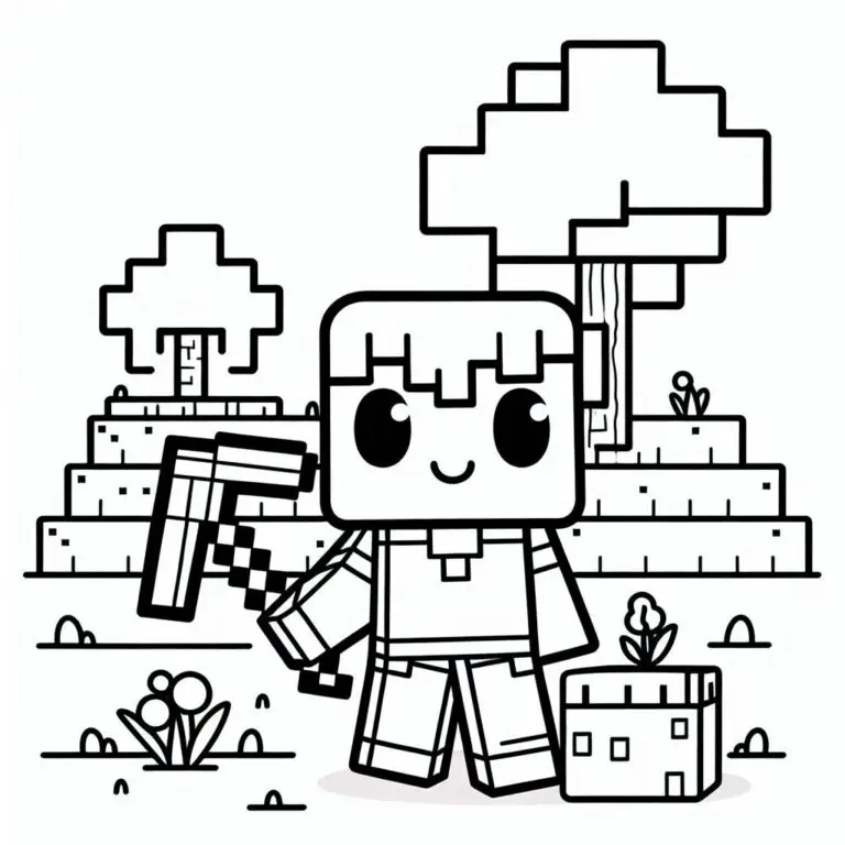 66 Minecraft värityskuva tulostettavia ilmaiseksi PDF